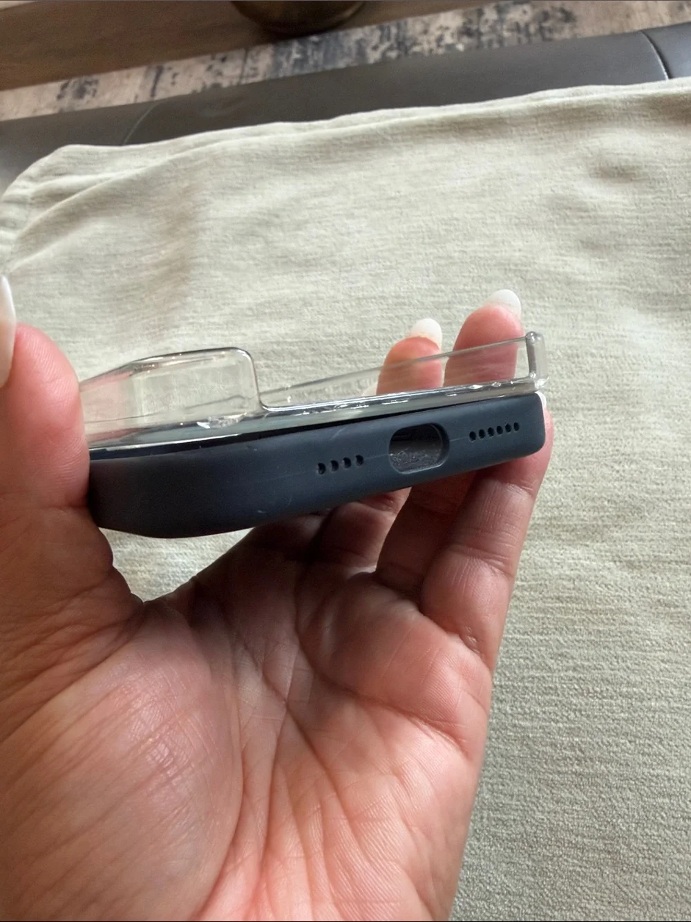 Apple Silicone Case and Clear MagSafe-Compatible Case - Black and Clear